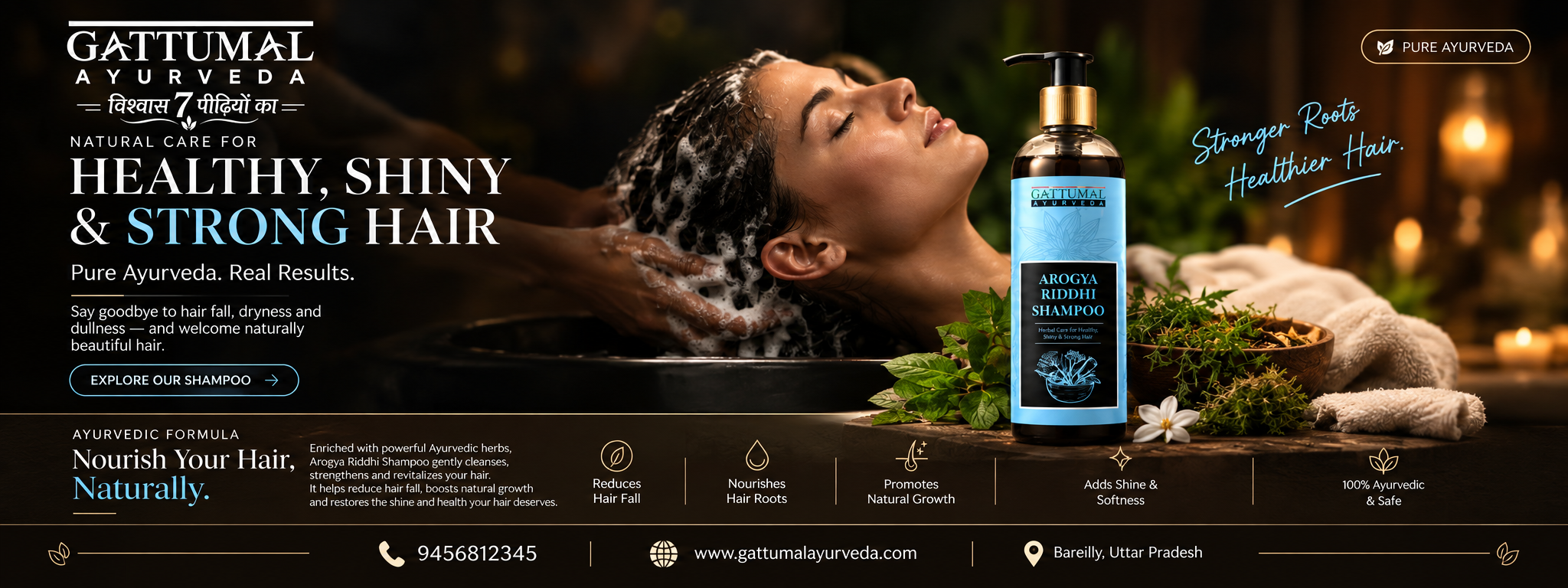 Healthy, Shiny & Strong Hair