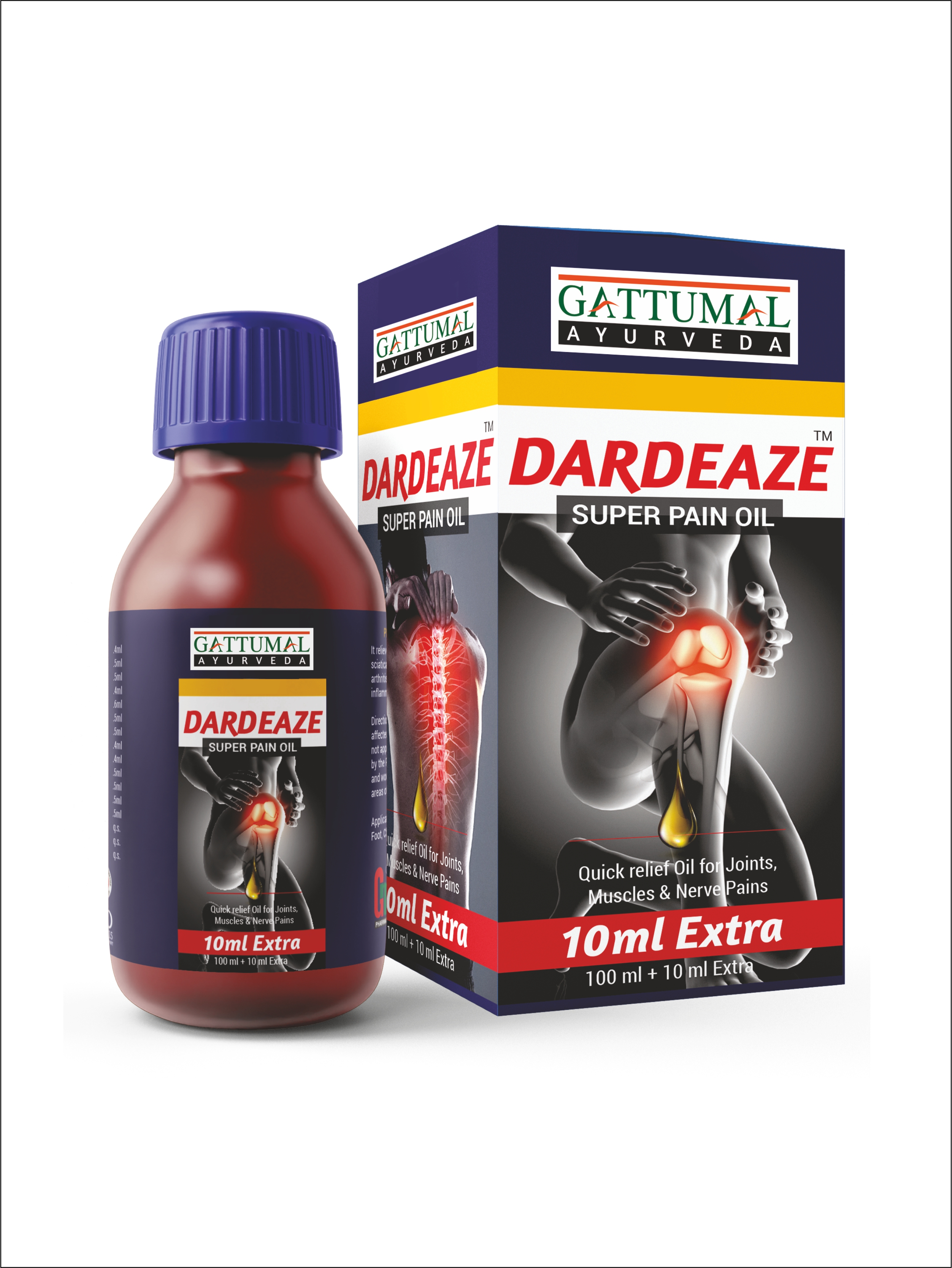 DARDEAZE Super Pain Relief Oil (Pack of 2) 110 ml each