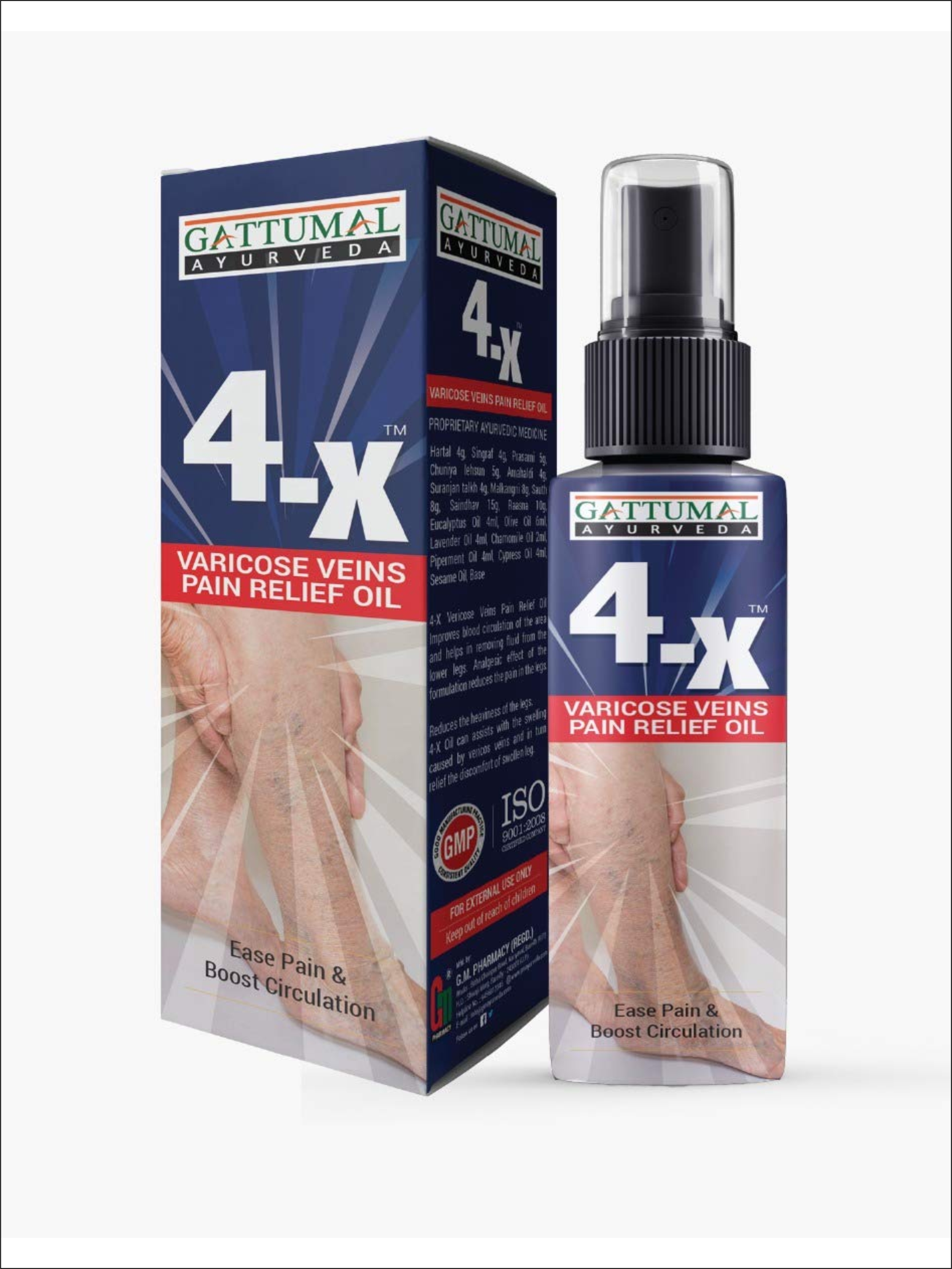 4-X Oil for Varicose Veins