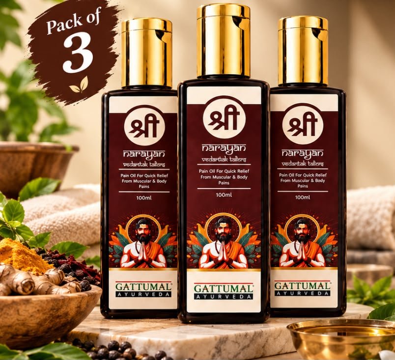 श्री Narayan Vedantak Tailam pack of 3
